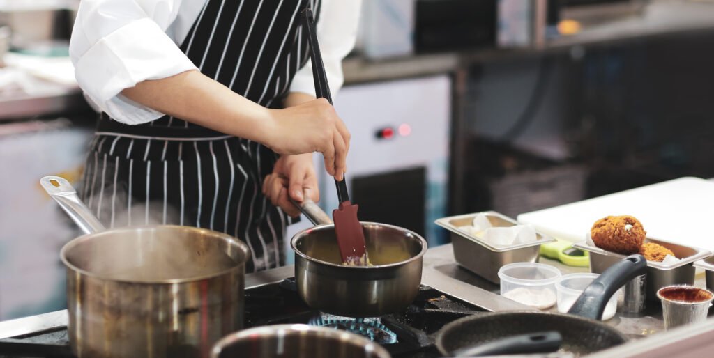 chef cooking food in the kitchen, chef preparing food chef cooking food in the kitchen, chef preparing food